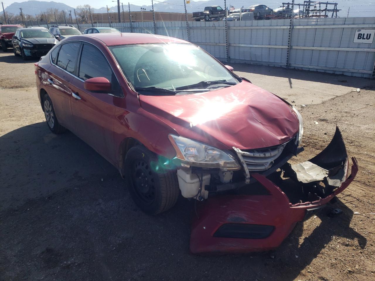 Photo 1 from auction – 2013 NISSAN SENTRA with VIN 3N1AB7AP4DL764870