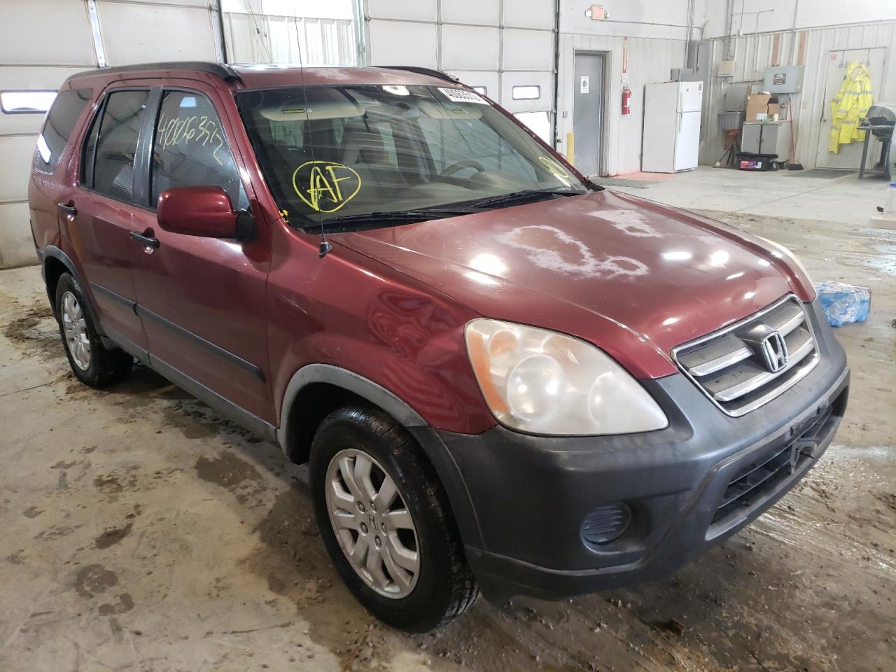 HONDA CR-V EX 2005 with VIN JHLRD78805C033295 - Photo from auction