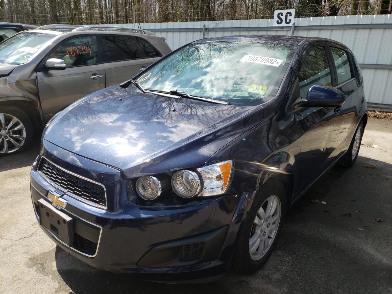 Photo 2 from auction – 2015 CHEVROLET SONIC LT with VIN 1G1JC6SG7F4122034
