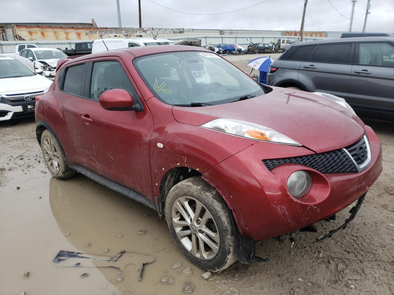 NISSAN JUKE S 2012 with VIN JN8AF5MV9CT127407 - Photo from auction