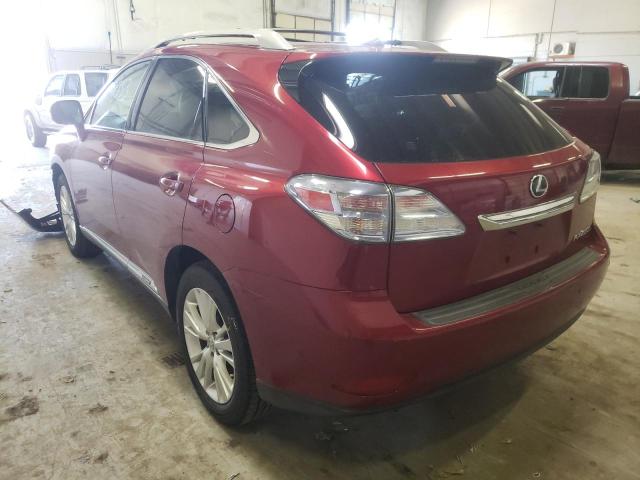 Photo 3 from auction – 2012 LEXUS RX 450 with VIN JTJBC1BA3C2429375