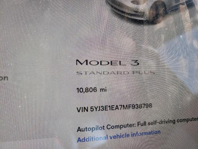 Photo 8 from auction – 2021 TESLA MODEL 3 with VIN 5YJ3E1EA7MF938798