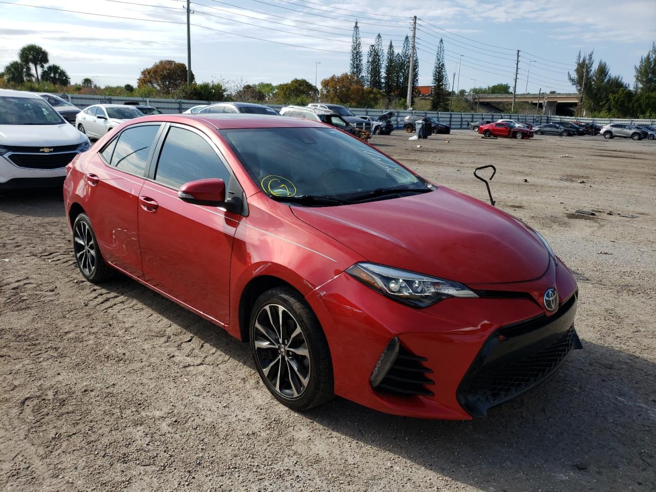 Photo 1 from auction – 2017 TOYOTA COROLLA L with VIN 5YFBURHE6HP680991