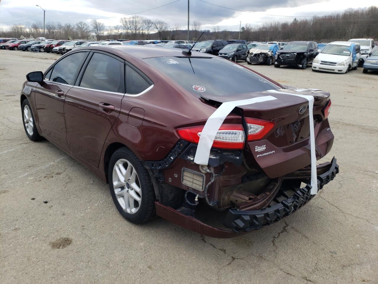 Photo 3 from auction – 2016 FORD FUSION SE with VIN 3FA6P0H73GR289074