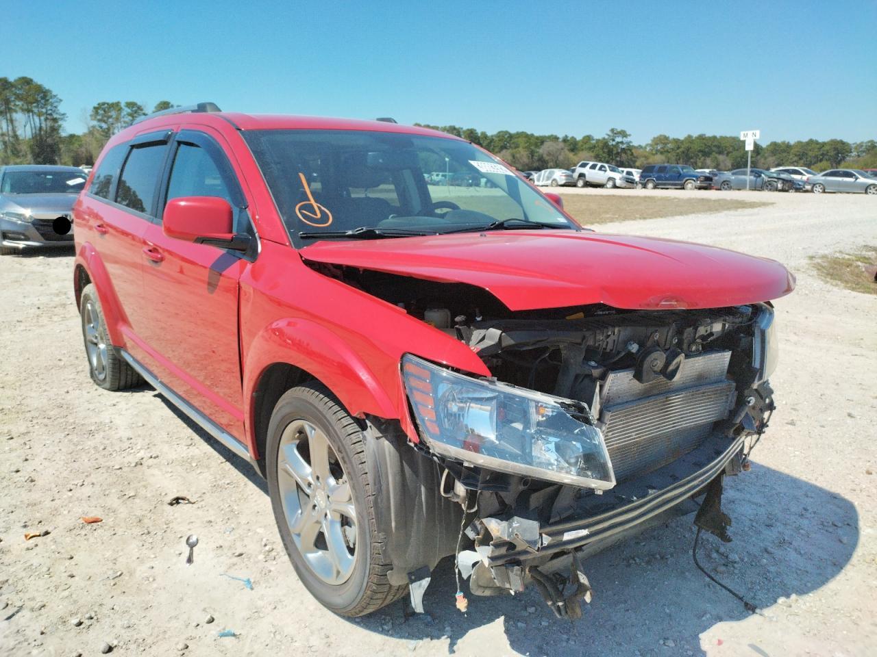 DODGE JOURNEY CR 2017 with VIN 3C4PDCGB5HT606324 - Photo from auction