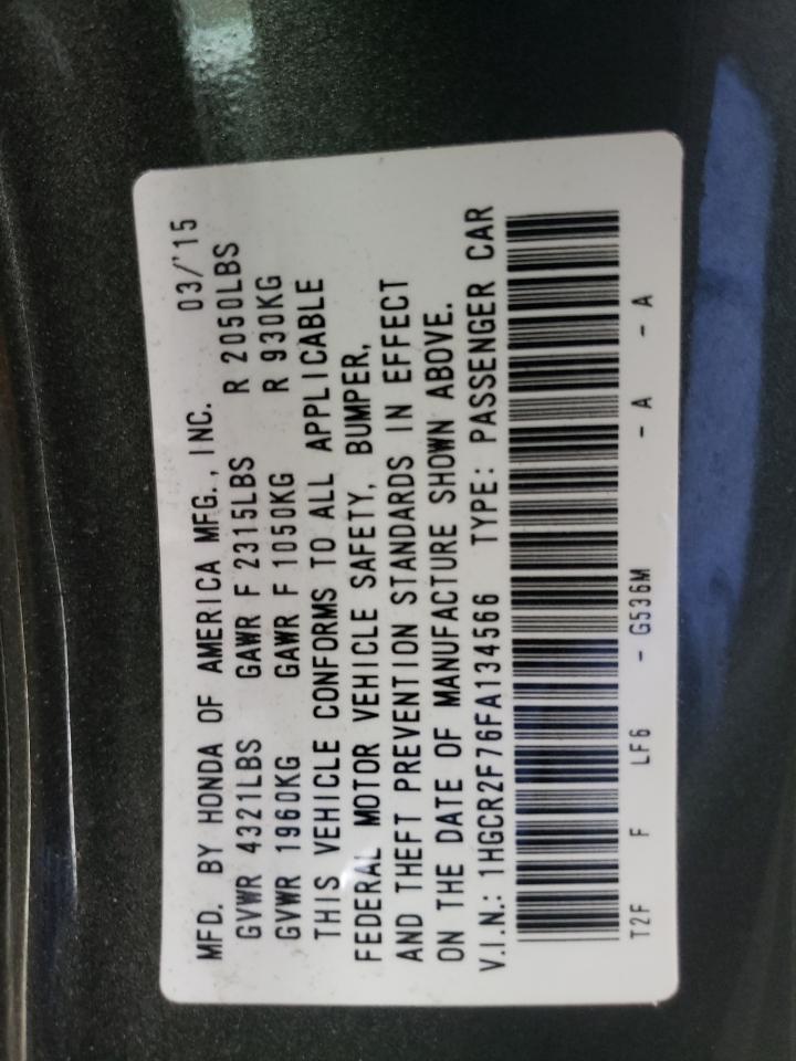 Photo 10 from auction – 2015 HONDA ACCORD EX with VIN 1HGCR2F76FA134566