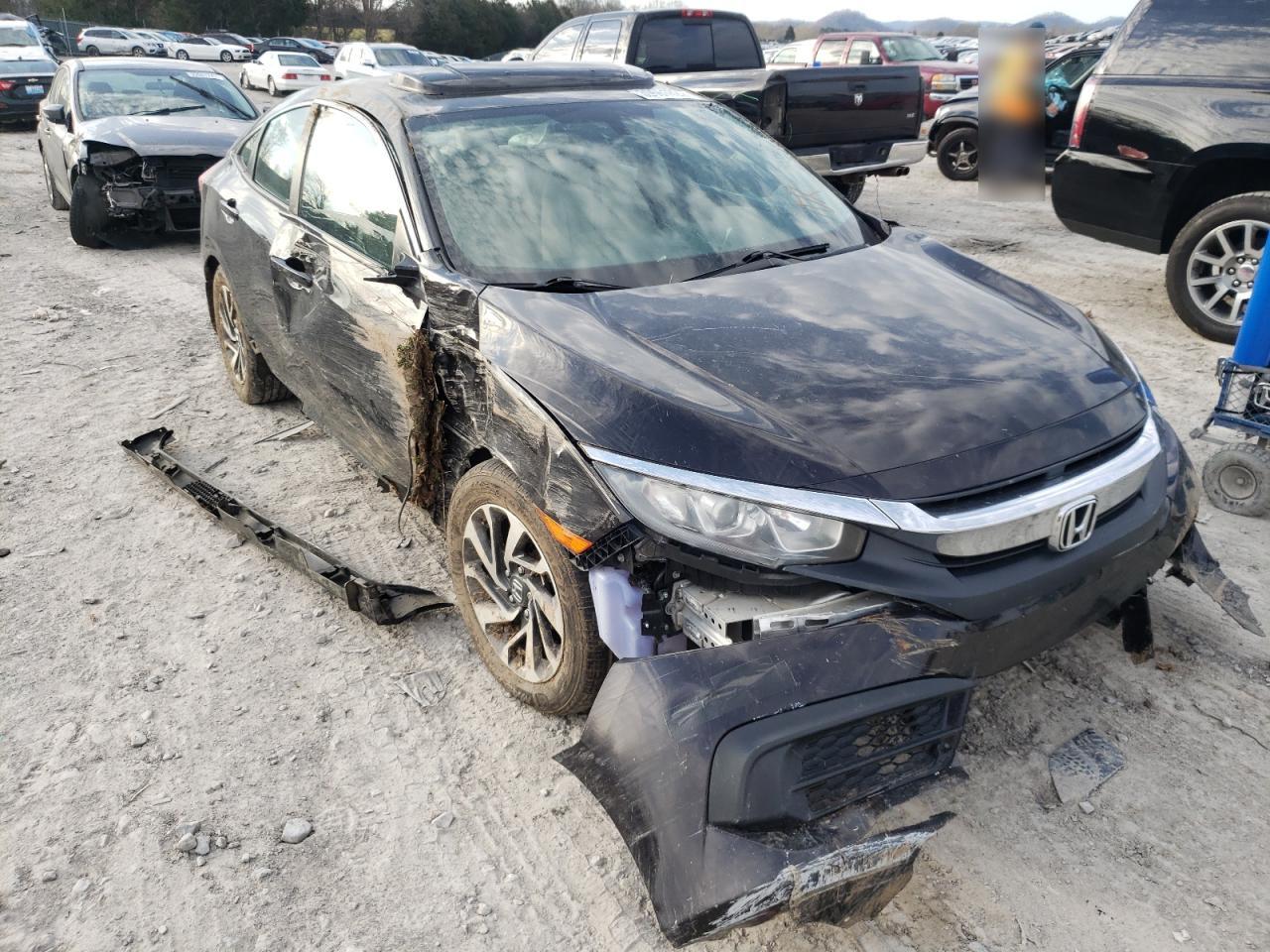 HONDA CIVIC EX 2016 with VIN 19XFC2F70GE036760 - Photo from auction