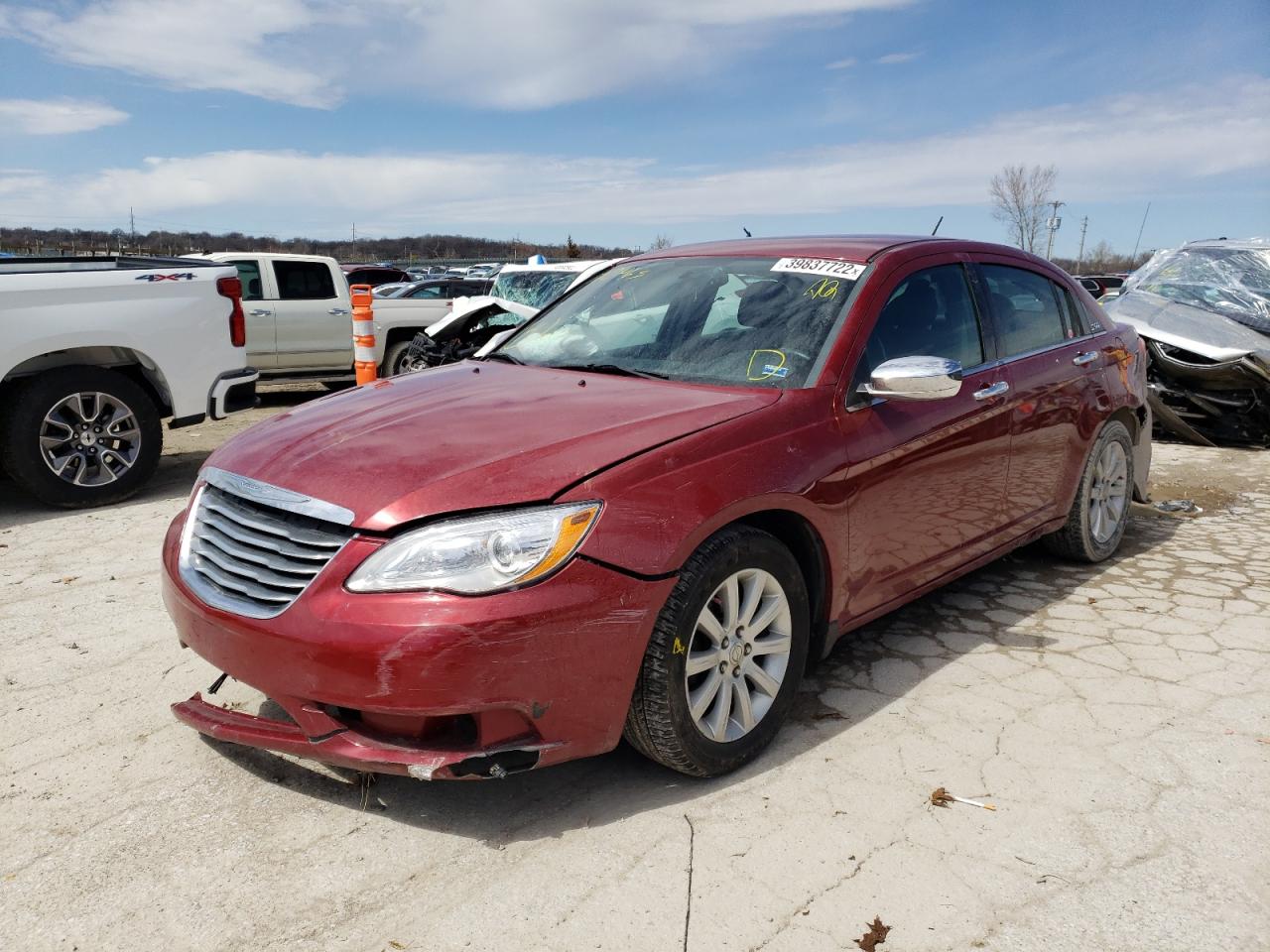 Photo 2 from auction – 2014 CHRYSLER 200 LIMITE with VIN 1C3CCBCGXEN172463
