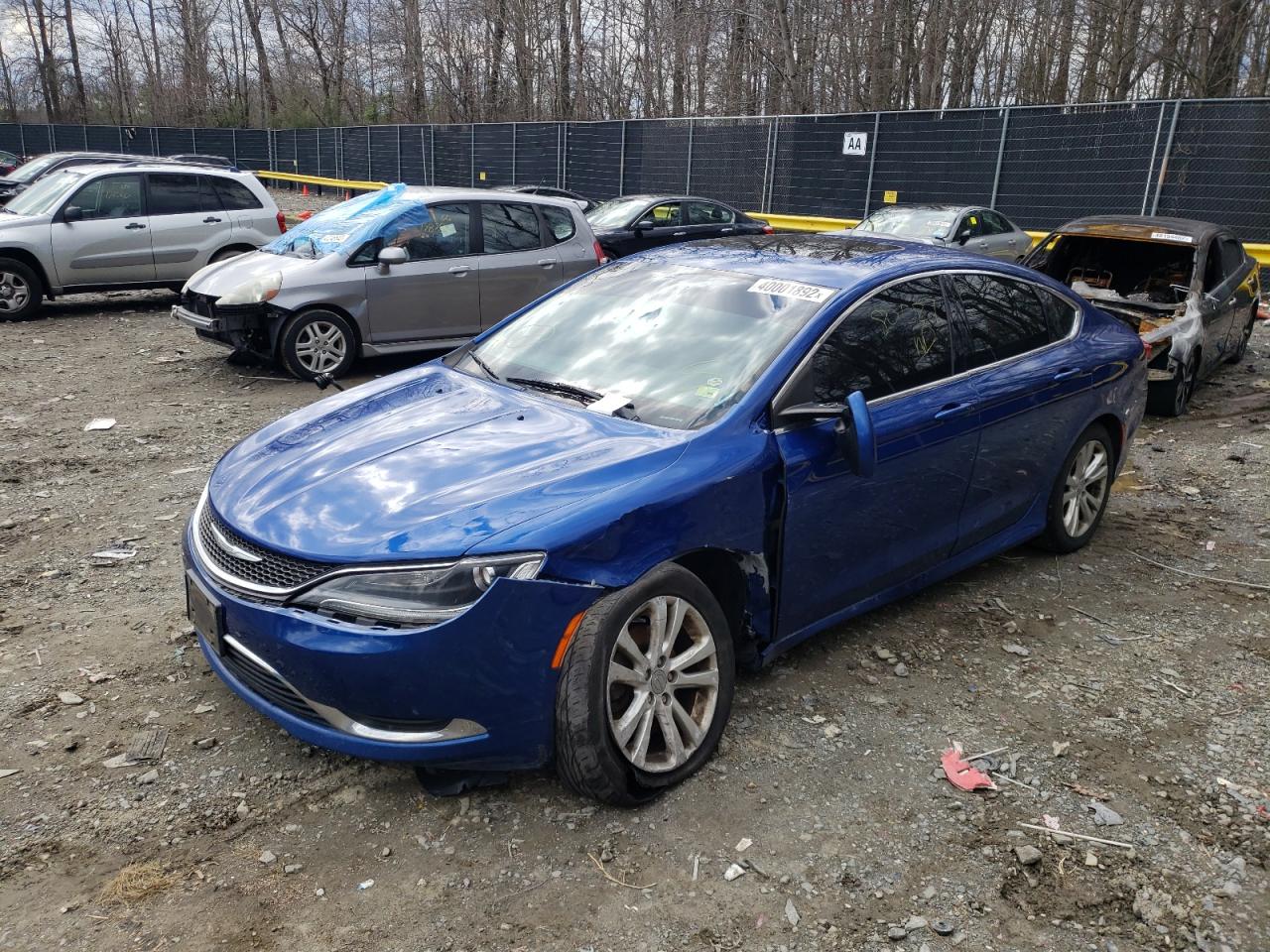 Photo 2 from auction – 2015 CHRYSLER 200 LIMITE with VIN 1C3CCCAB5FN694609