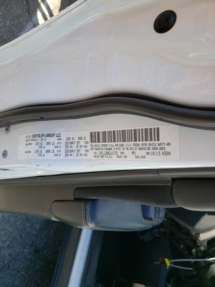 Photo 10 from auction – 2014 JEEP CHEROKEE L with VIN 1C4PJLCB0EW131721
