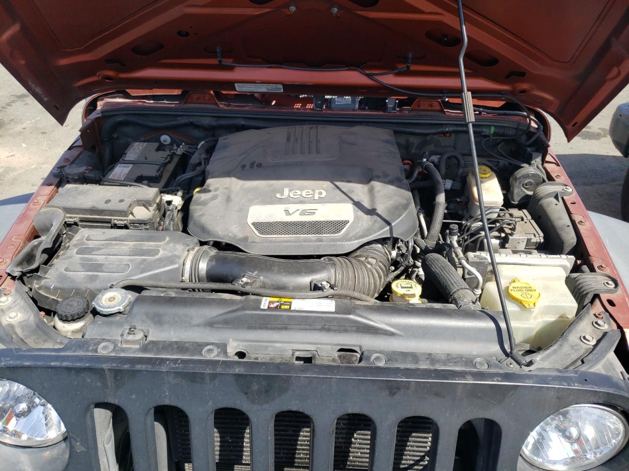 Photo 7 from auction – 2014 JEEP WRANGLER S with VIN 1C4AJWAG6EL245200
