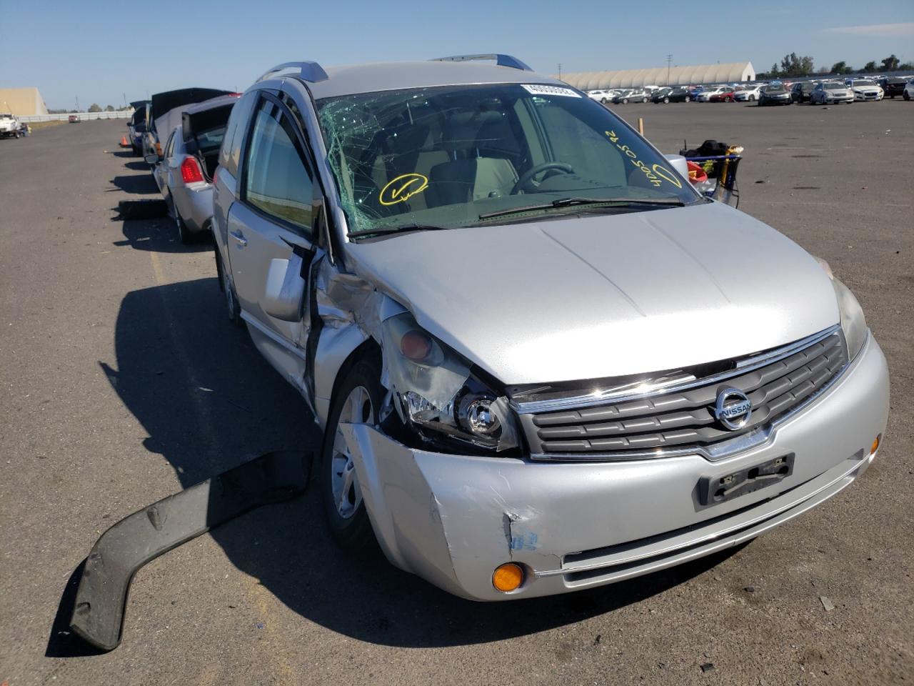 NISSAN QUEST S 2007 with VIN 5N1BV28U17N129175 - Photo from auction