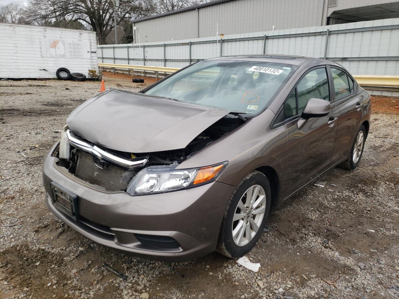 Photo 2 from auction – 2012 HONDA CIVIC EX with VIN 2HGFB2F89CH565667