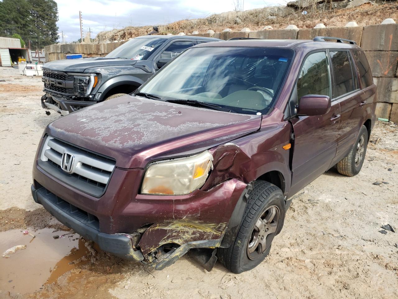 Photo 2 from auction – 2008 HONDA PILOT EXL with VIN 5FNYF28648B000523