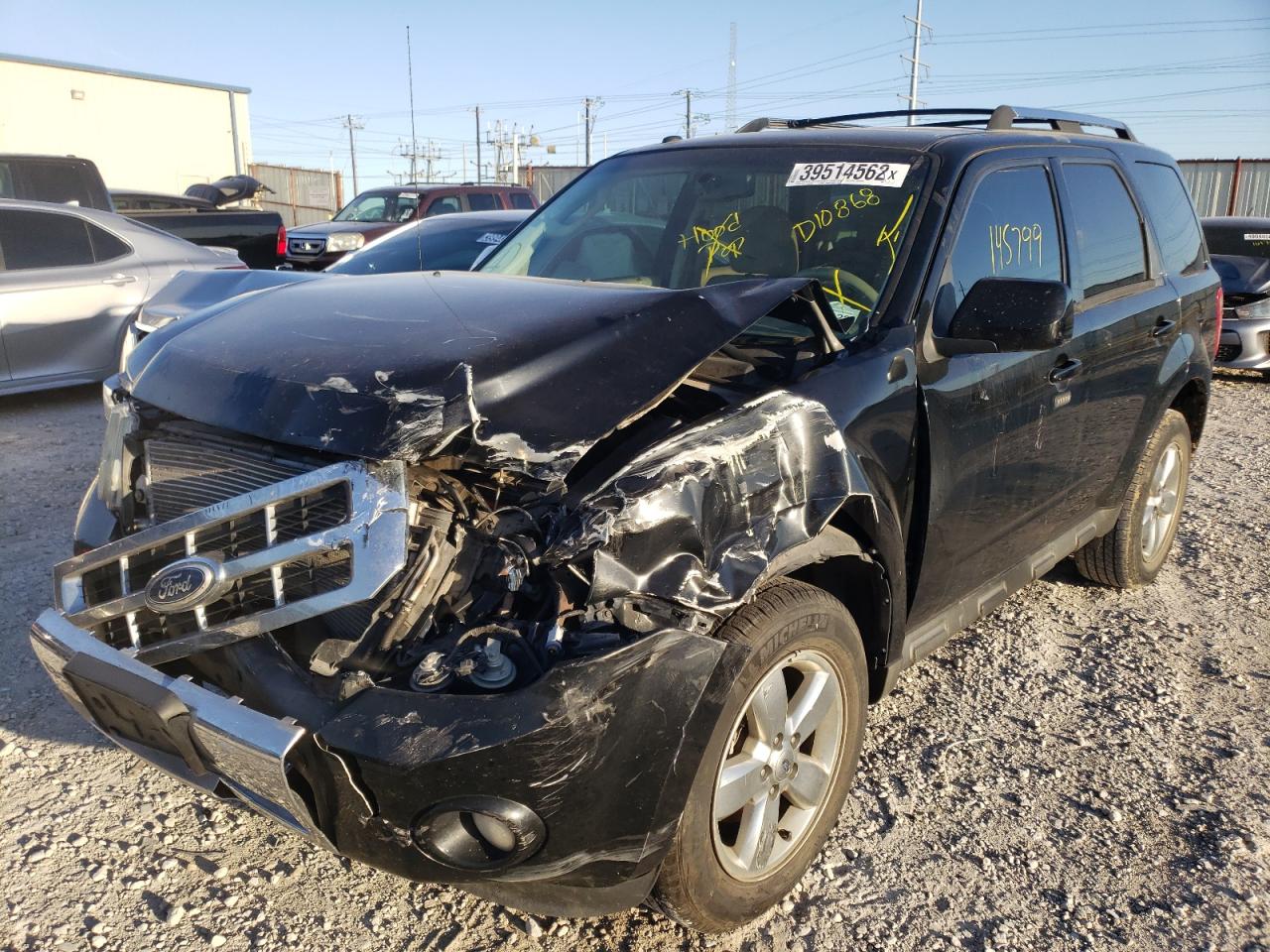 Photo 2 from auction – 2010 FORD ESCAPE with VIN 1FMCU0EG2AKD10868