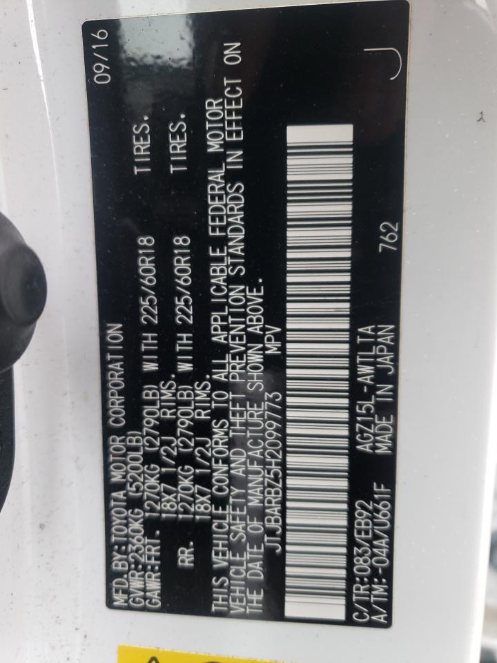 Photo 10 from auction – 2017 LEXUS NX 200T BA with VIN JTJBARBZ5H2099773