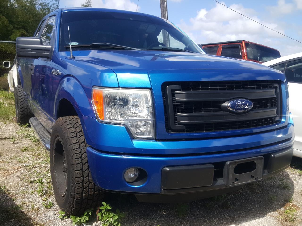 FORD F150 SUPER 2014 with VIN 1FTEX1CM8EKG01206 - Photo from auction