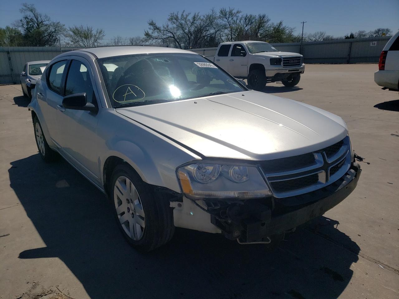 DODGE AVENGER SE 2012 with VIN 1C3CDZAB2CN209130 - Photo from auction