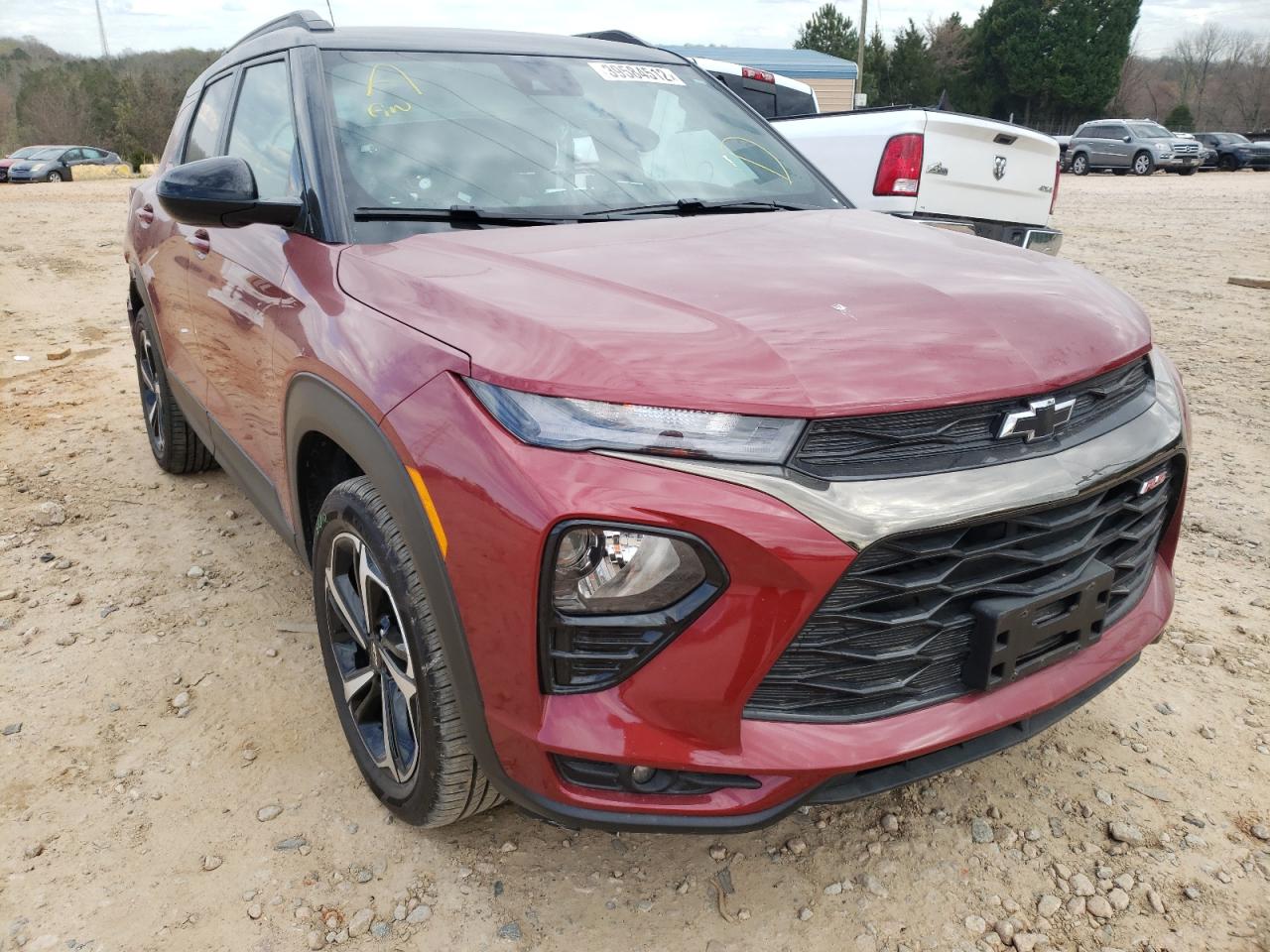 CHEVROLET TRAILBLAZE 2021 with VIN KL79MUSL4MB144149 - Photo from auction