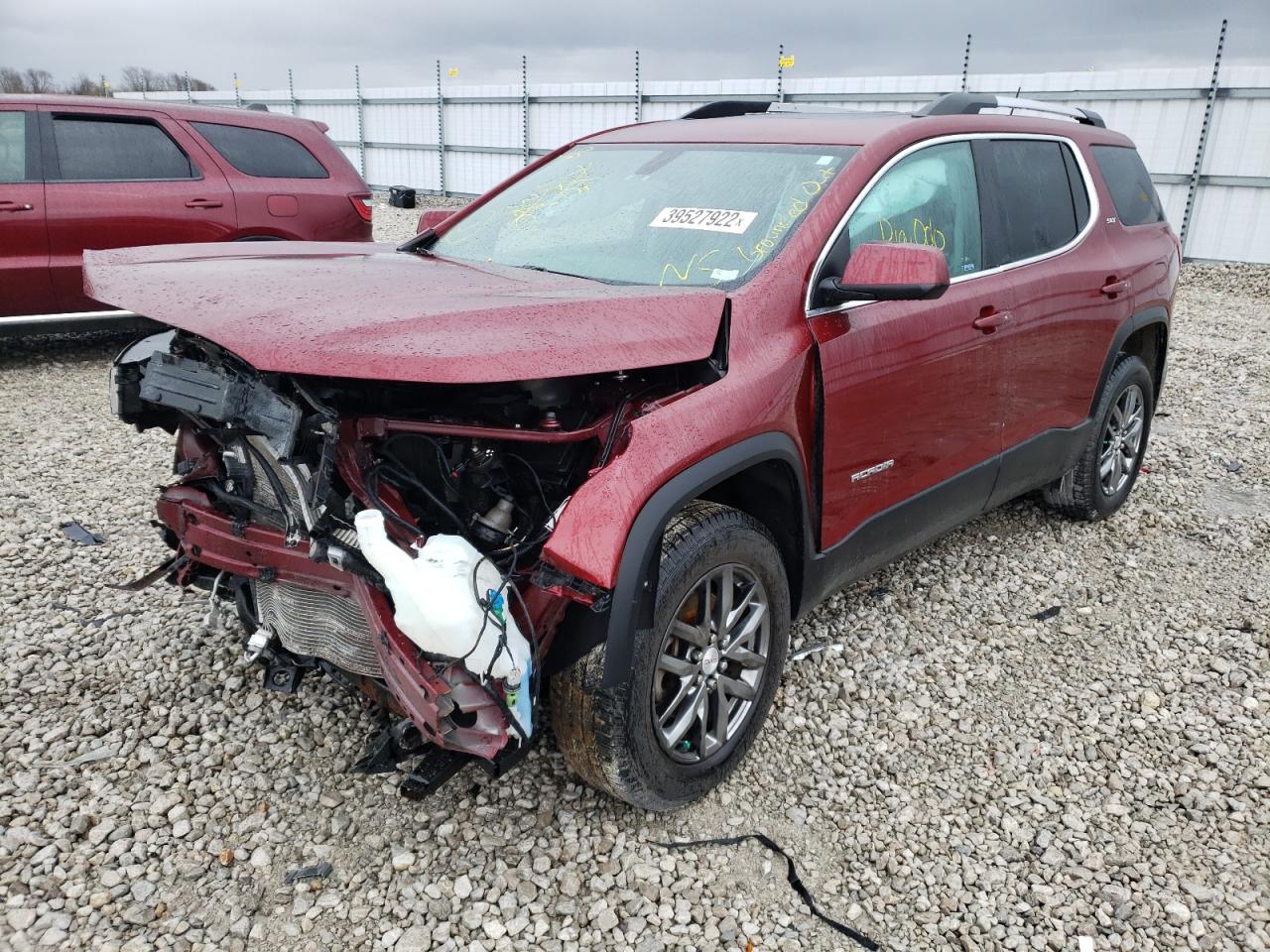 Photo 2 from auction – 2017 GMC ACADIA SLT with VIN 1GKKNMLS2HZ265822