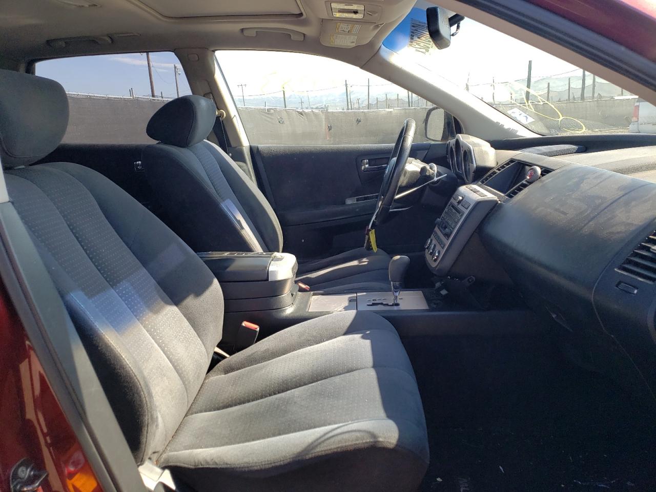 Photo 5 from auction – 2007 NISSAN MURANO SL with VIN JN8AZ08T07W507923