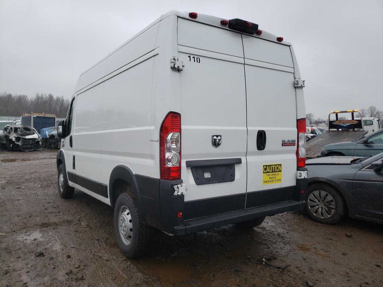 Photo 3 from auction – 2020 RAM PROMASTER with VIN 3C6TRVBG0LE111239