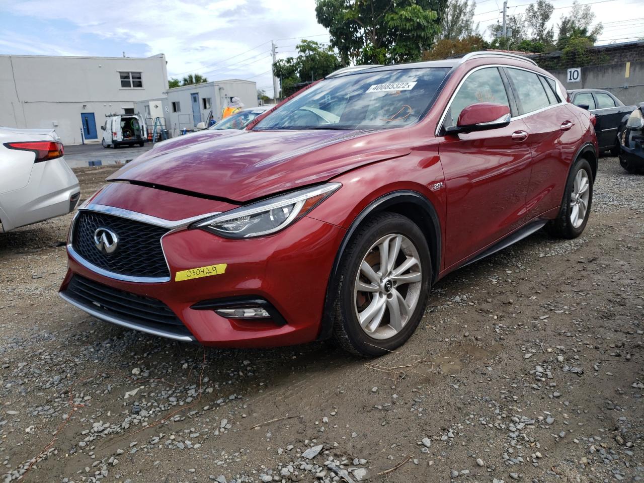 Photo 2 from auction – 2017 INFINITI QX30 BASE with VIN SJKCH5CPXHA028189