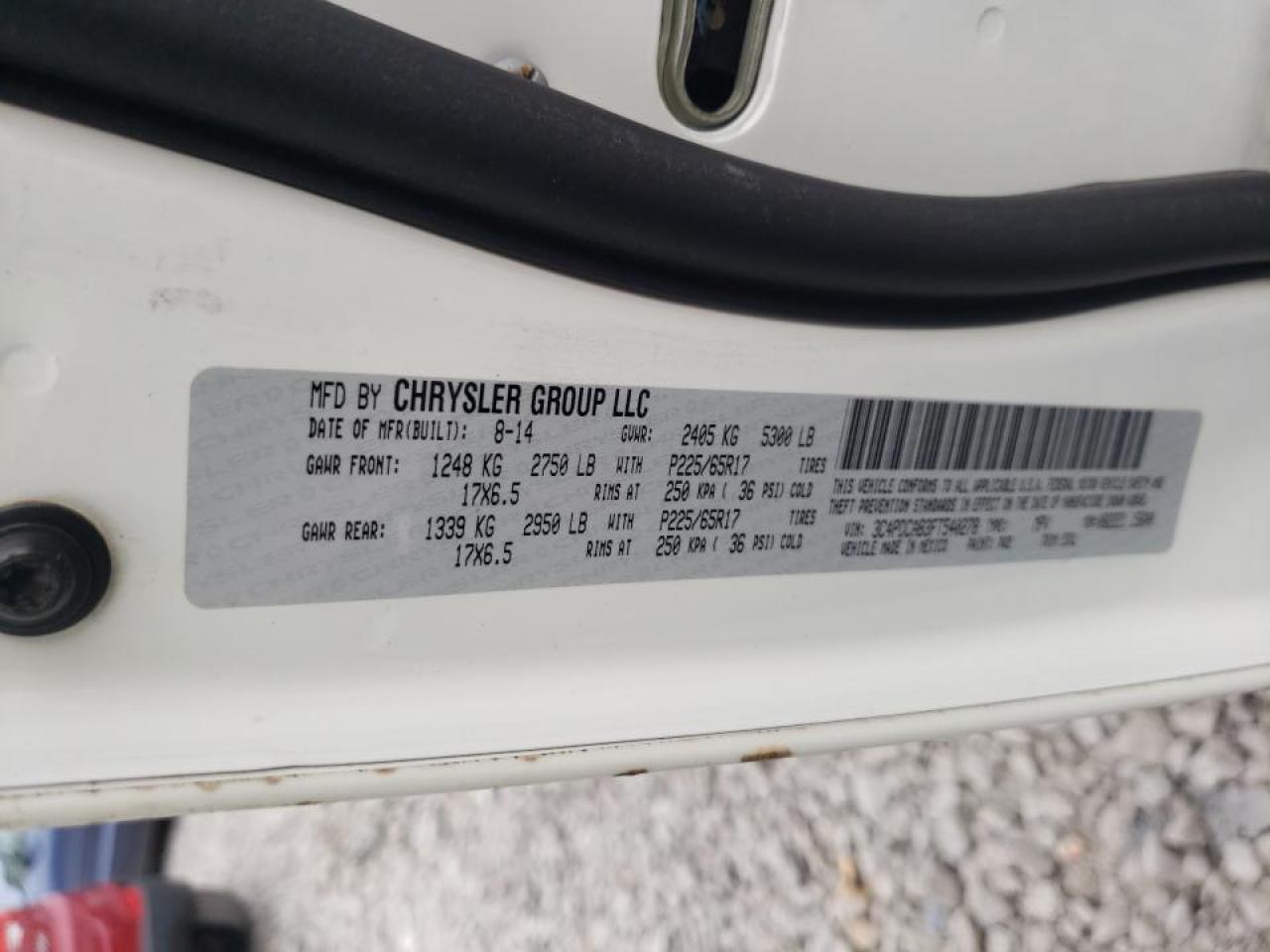 Photo 10 from auction – 2015 DODGE JOURNEY SE with VIN 3C4PDCAB3FT540278