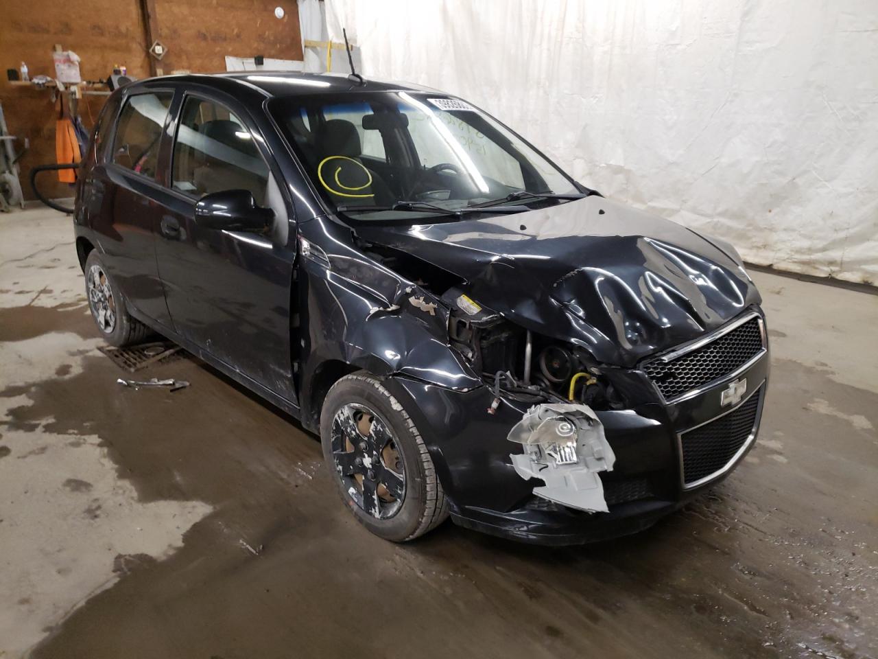 CHEVROLET AVEO LS 2009 with VIN KL1TD66E49B613805 - Photo from auction