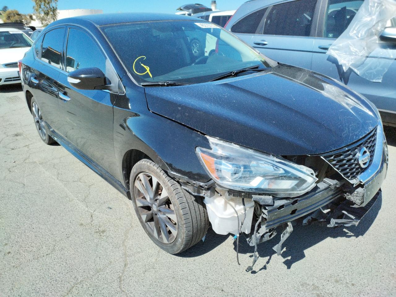 NISSAN SENTRA 2018 with VIN 3N1AB7AP3JY207446 - Photo from auction