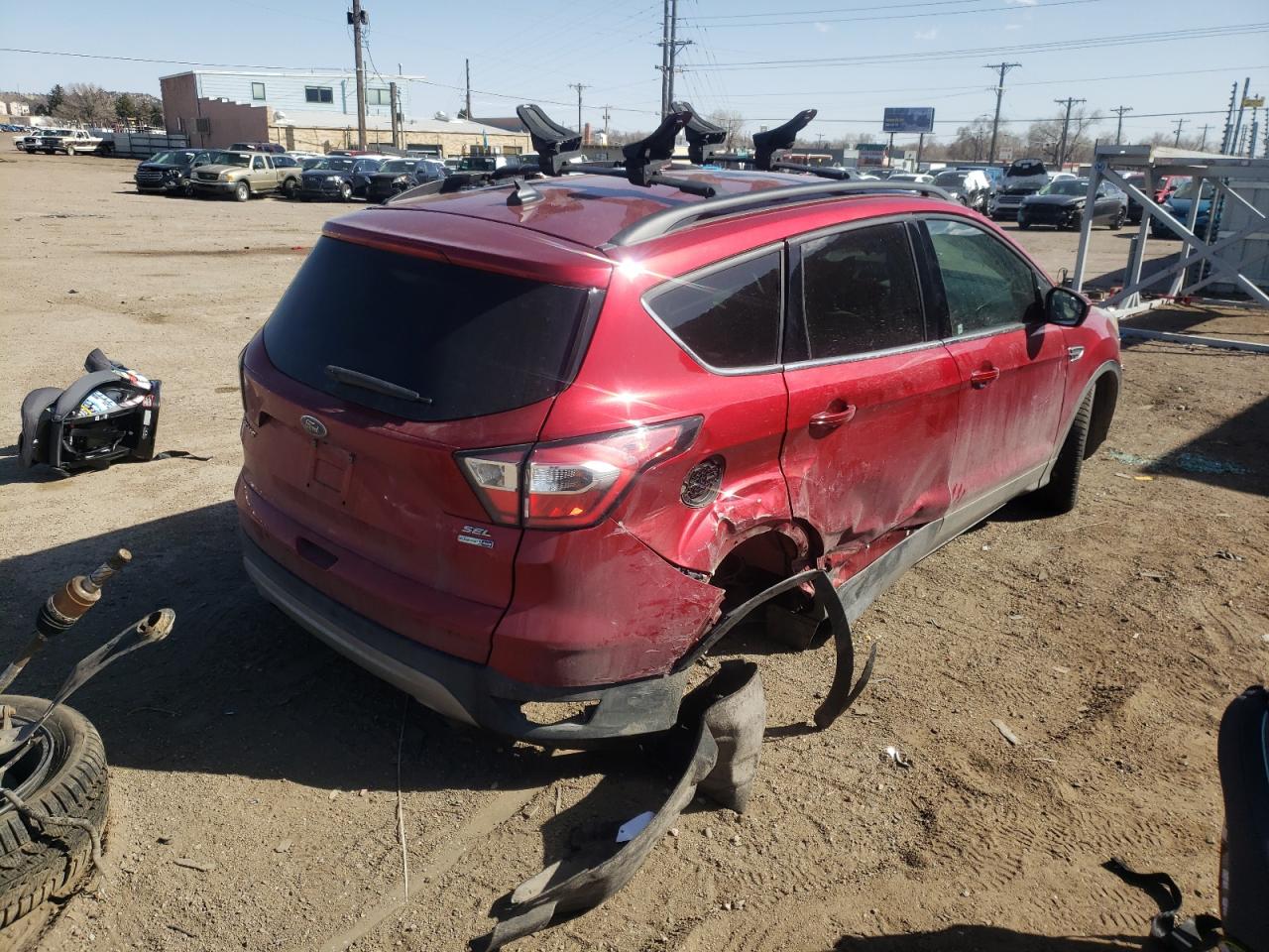 Photo 4 from auction – 2018 FORD ESCAPE SEL with VIN 1FMCU9HD9JUA23425