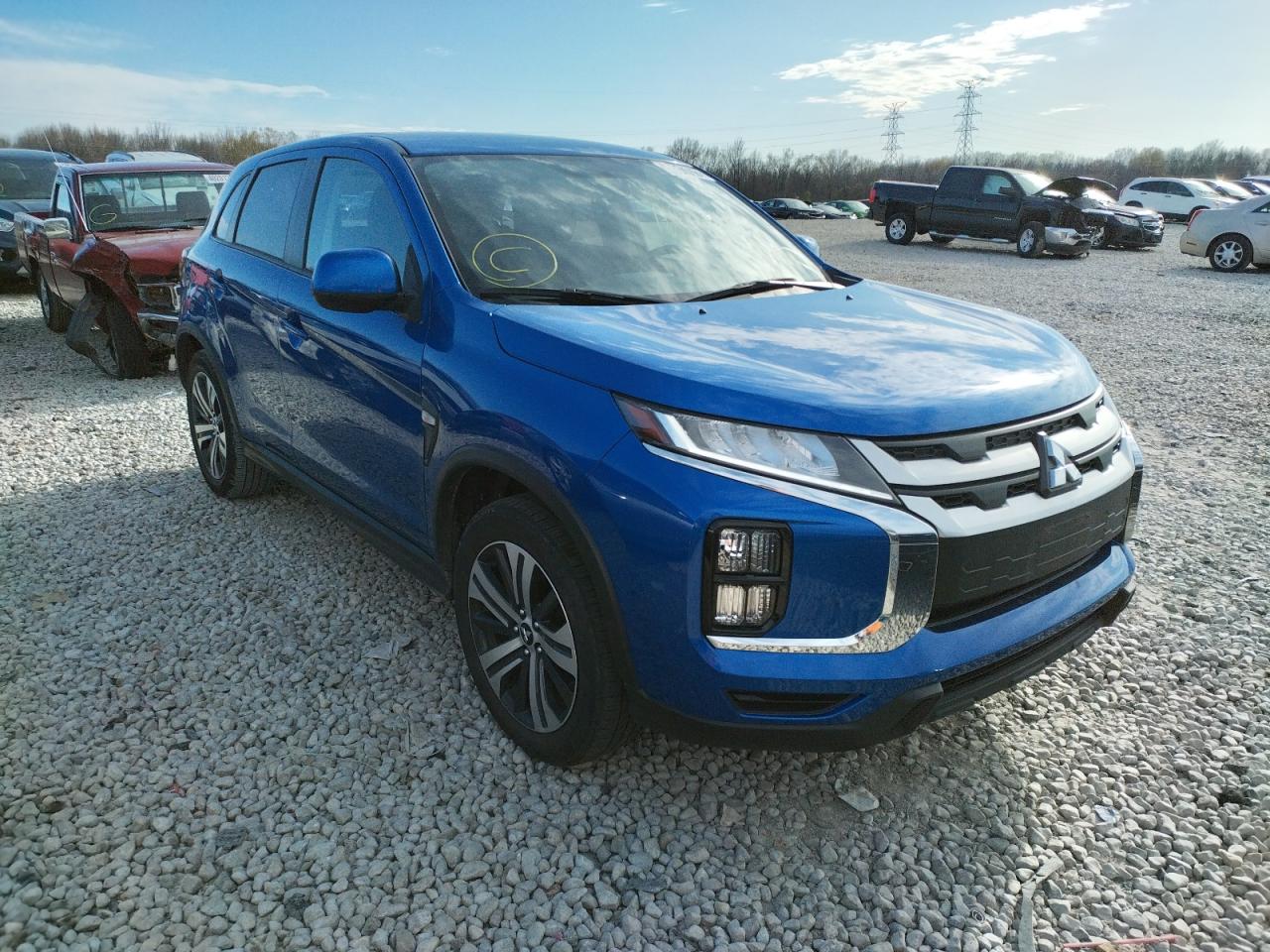 MITSUBISHI OUTLANDER 2020 with VIN JA4AP3AU5LU016687 - Photo from auction