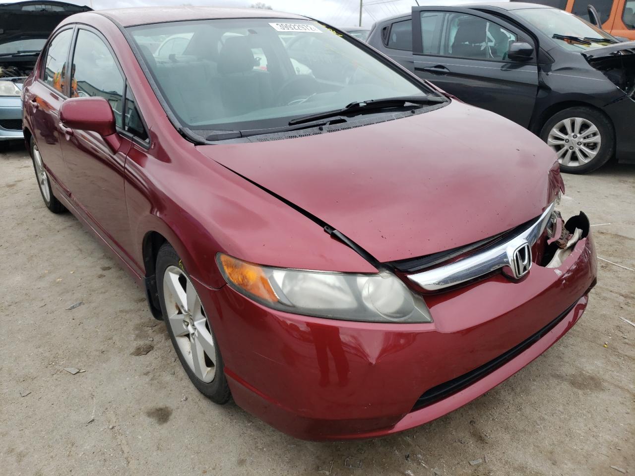 Photo 1 from auction – 2007 HONDA CIVIC LX with VIN 2HGFA16537H028429