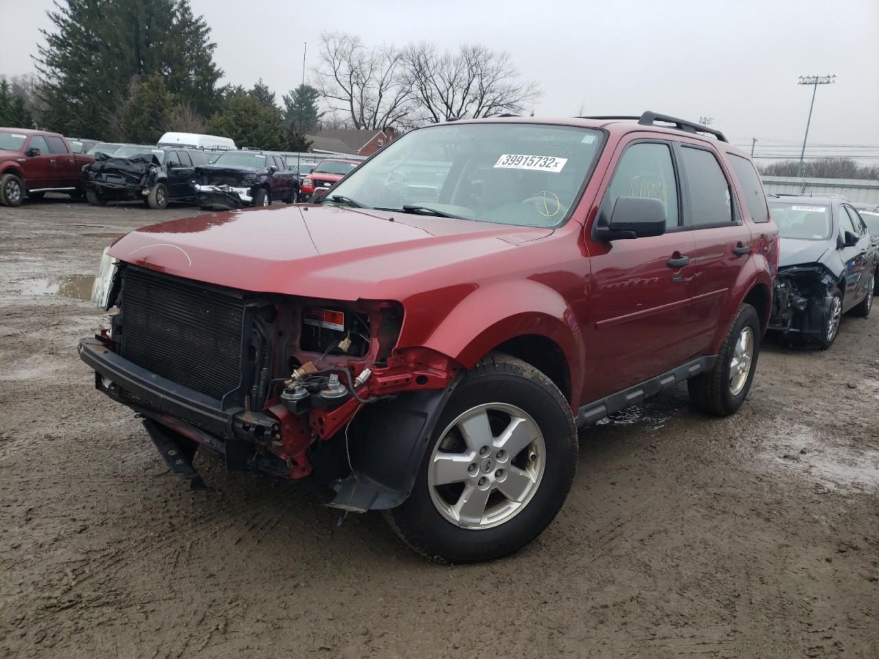 Photo 2 from auction – 2012 FORD ESCAPE XLT with VIN 1FMCU0DG6CKA93166