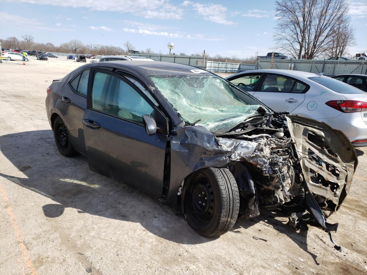 TOYOTA COROLLA L 2014 with VIN 5YFBURHE4EP012747 - Photo from auction