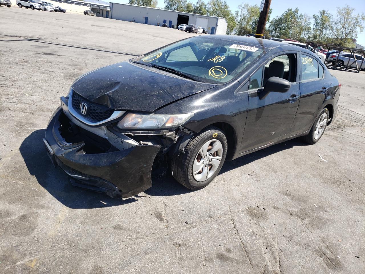 Photo 2 from auction – 2015 HONDA CIVIC LX with VIN 19XFB2F57FE706286