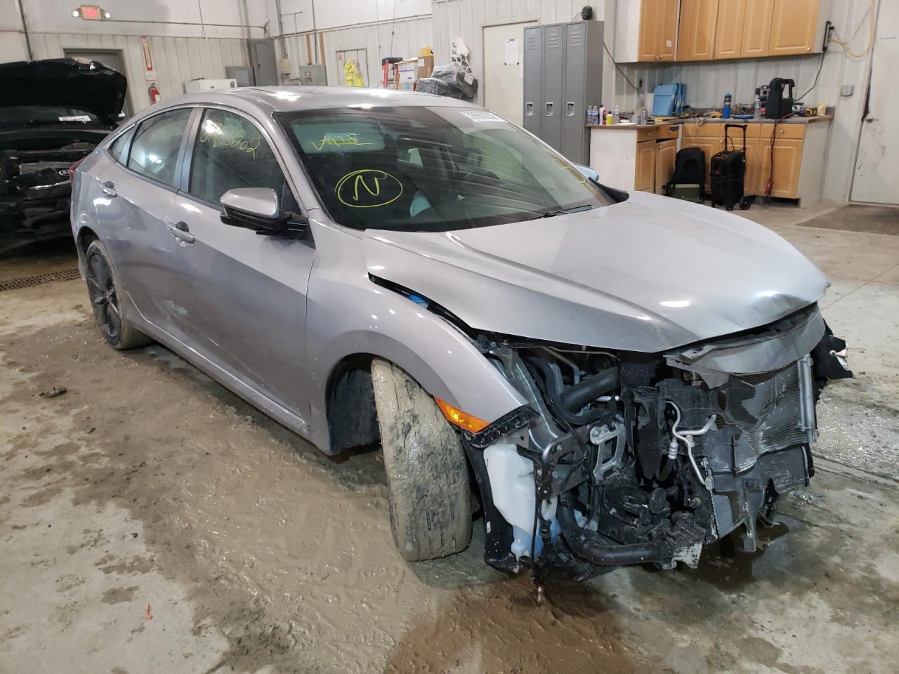HONDA CIVIC EX 2020 with VIN 19XFC1F33LE214663 - Photo from auction