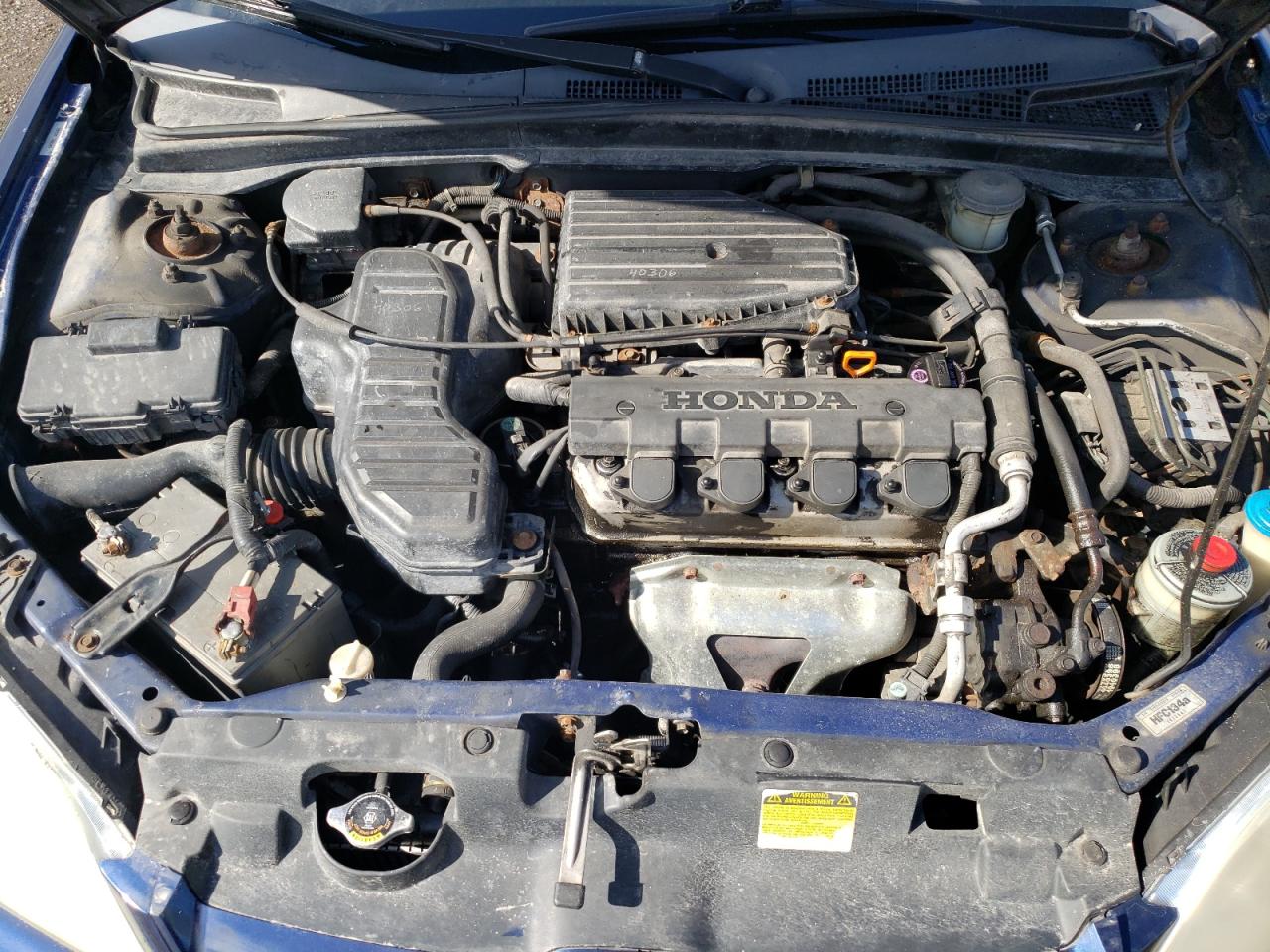 Photo 7 from auction – 2005 HONDA CIVIC LX with VIN 2HGES166X5H024375