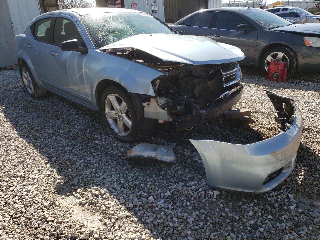 DODGE AVENGER SE 2013 with VIN 1C3CDZAB0DN741350 - Photo from auction