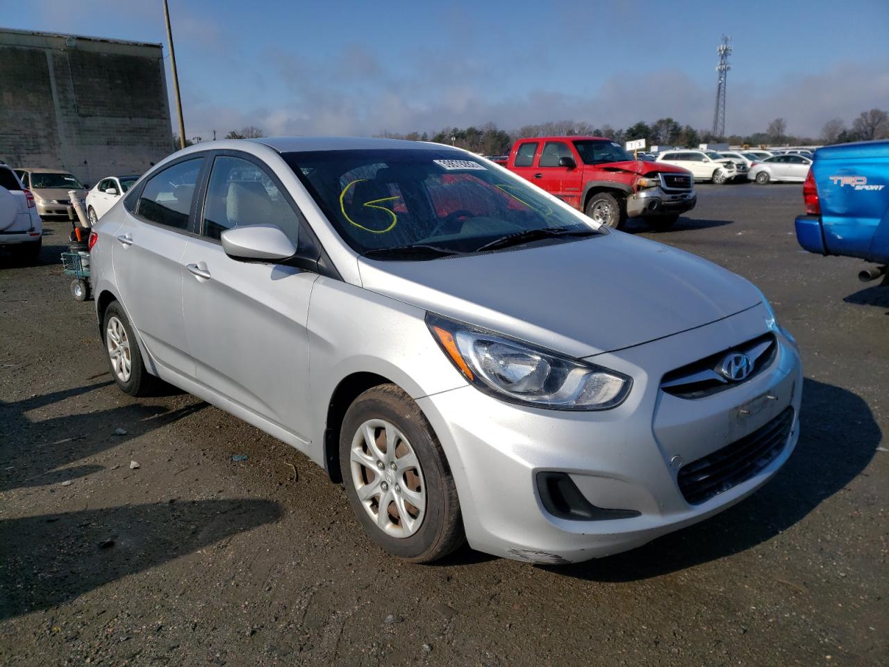 HYUNDAI ACCENT GLS 2012 with VIN KMHCT4AE3CU220330 - Photo from auction