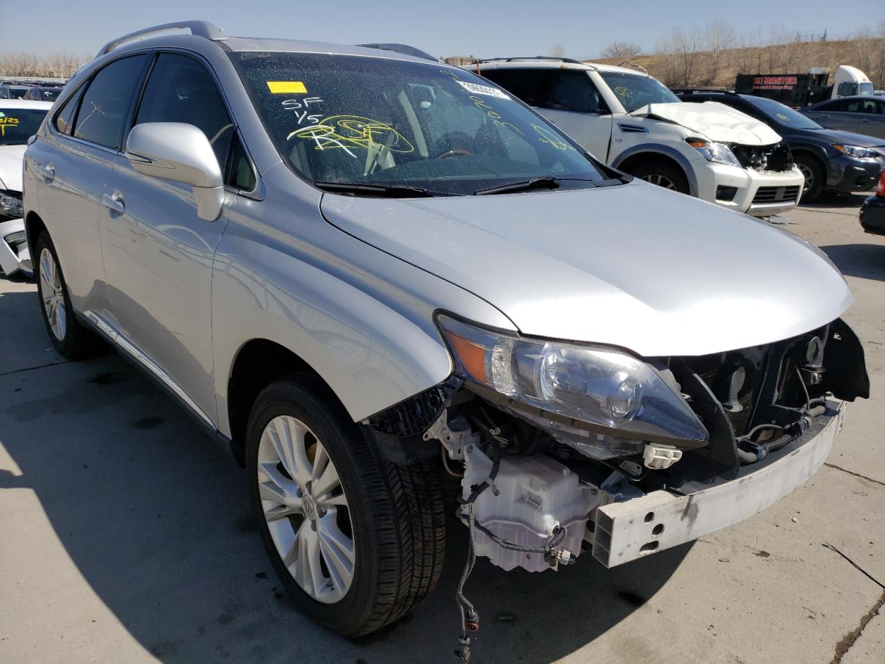 LEXUS RX 450 2010 with VIN JTJBC1BA4A2411108 - Photo from auction