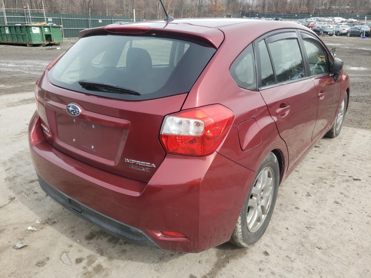 Photo 4 from auction – 2012 SUBARU IMPREZA with VIN JF1GPAA65CH210219
