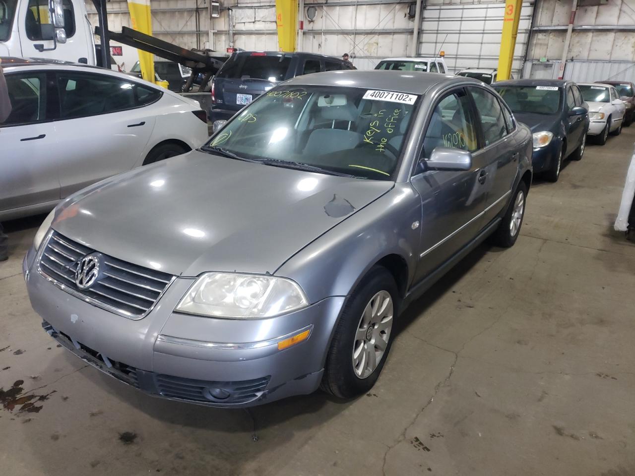 Photo 2 from auction – 2002 VOLKSWAGEN PASSAT GLS with VIN WVWPD63B12P067297
