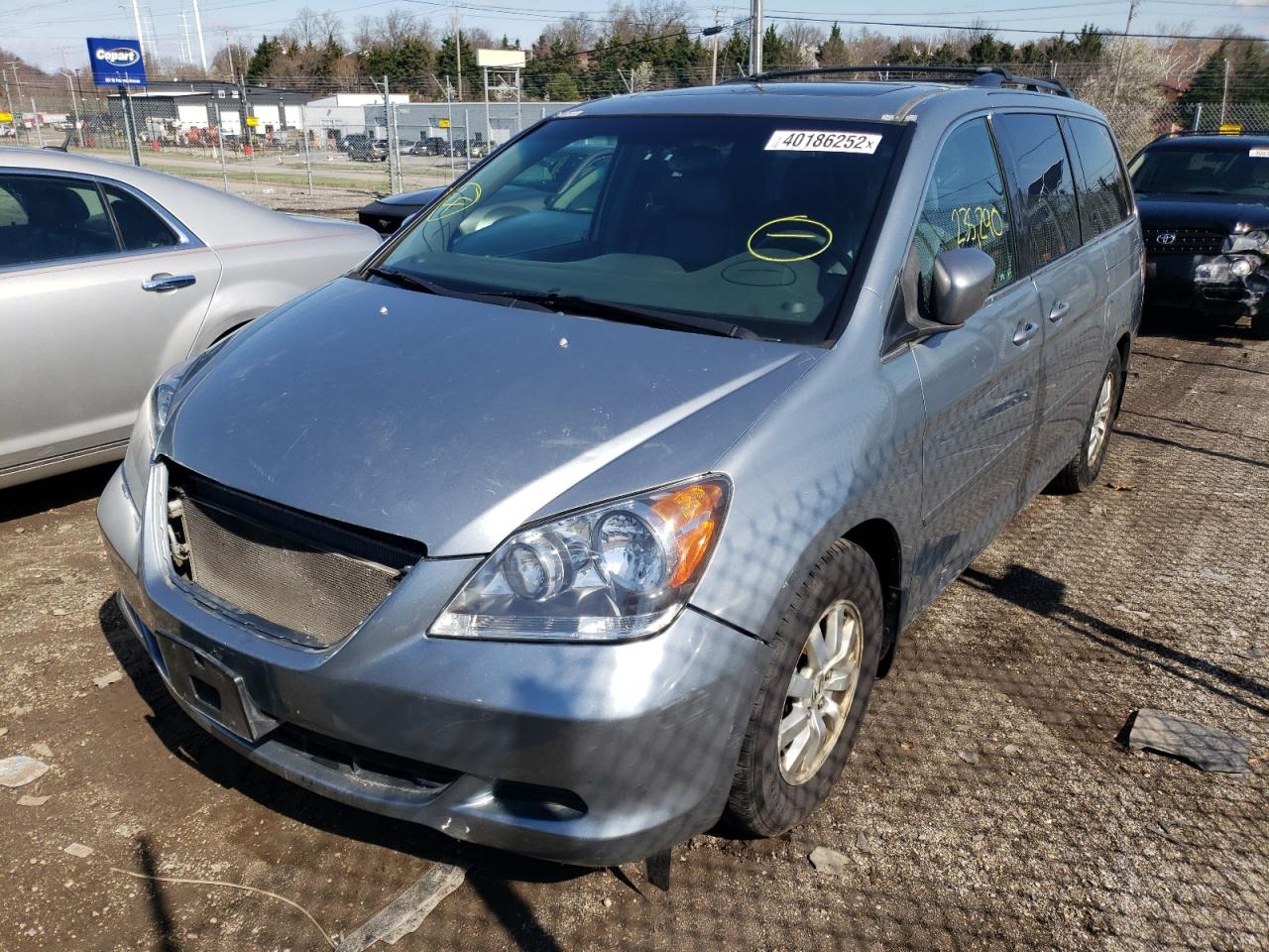Photo 2 from auction – 2008 HONDA ODYSSEY EX with VIN 5FNRL38748B086718