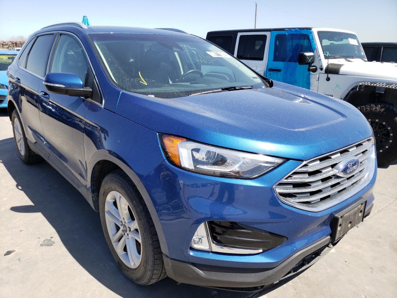 FORD EDGE SEL 2020 with VIN 2FMPK4J97LBA55282 - Photo from auction