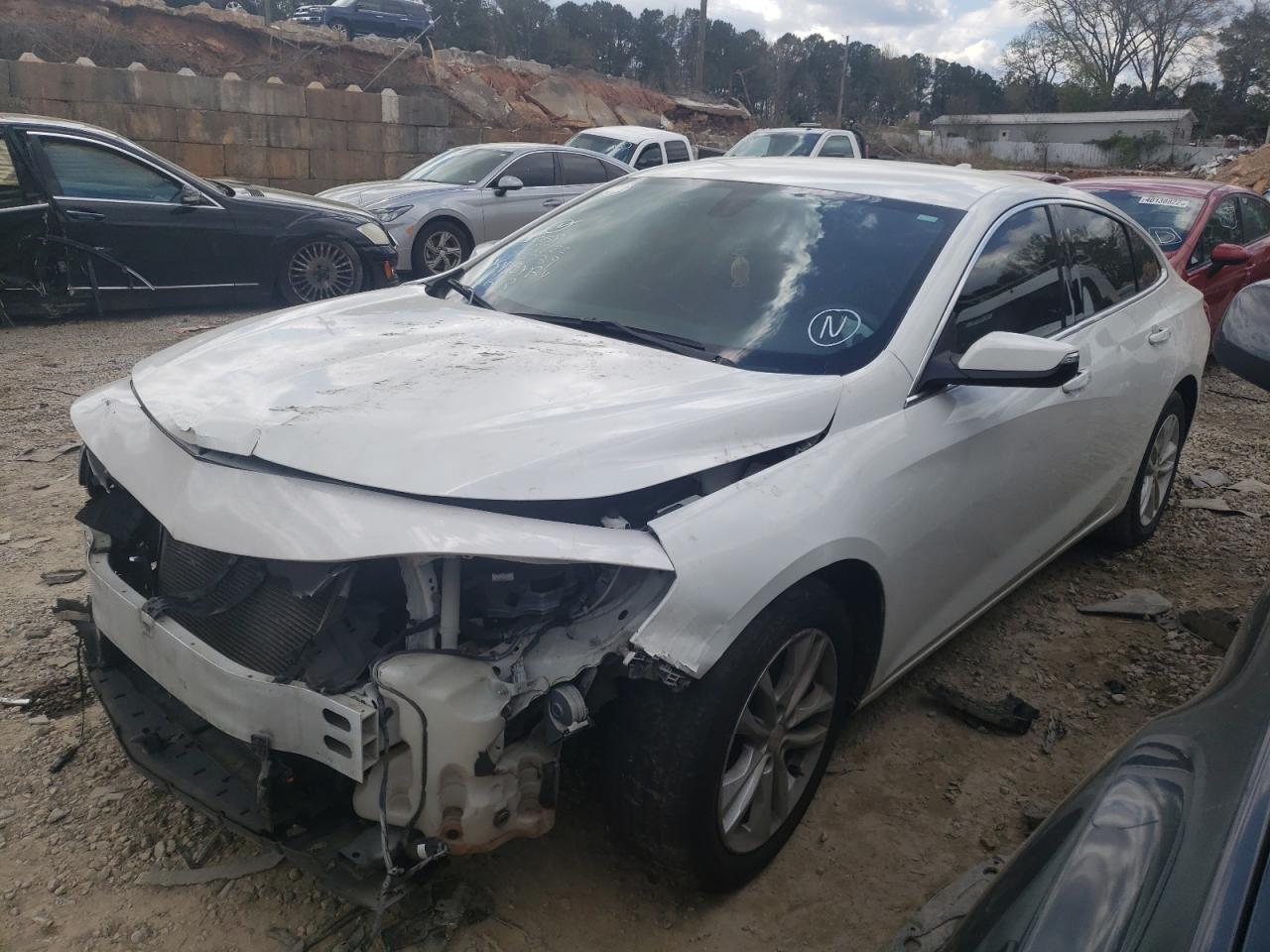Photo 2 from auction – 2018 CHEVROLET MALIBU LT with VIN 1G1ZD5ST7JF134835