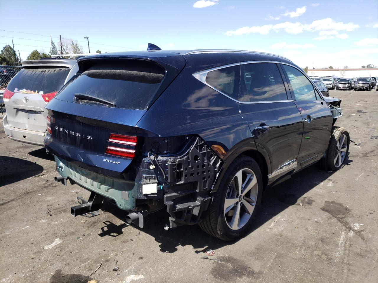Photo 4 from auction – 2021 GENESIS GV80 BASE with VIN KMUHCESC9MU067044