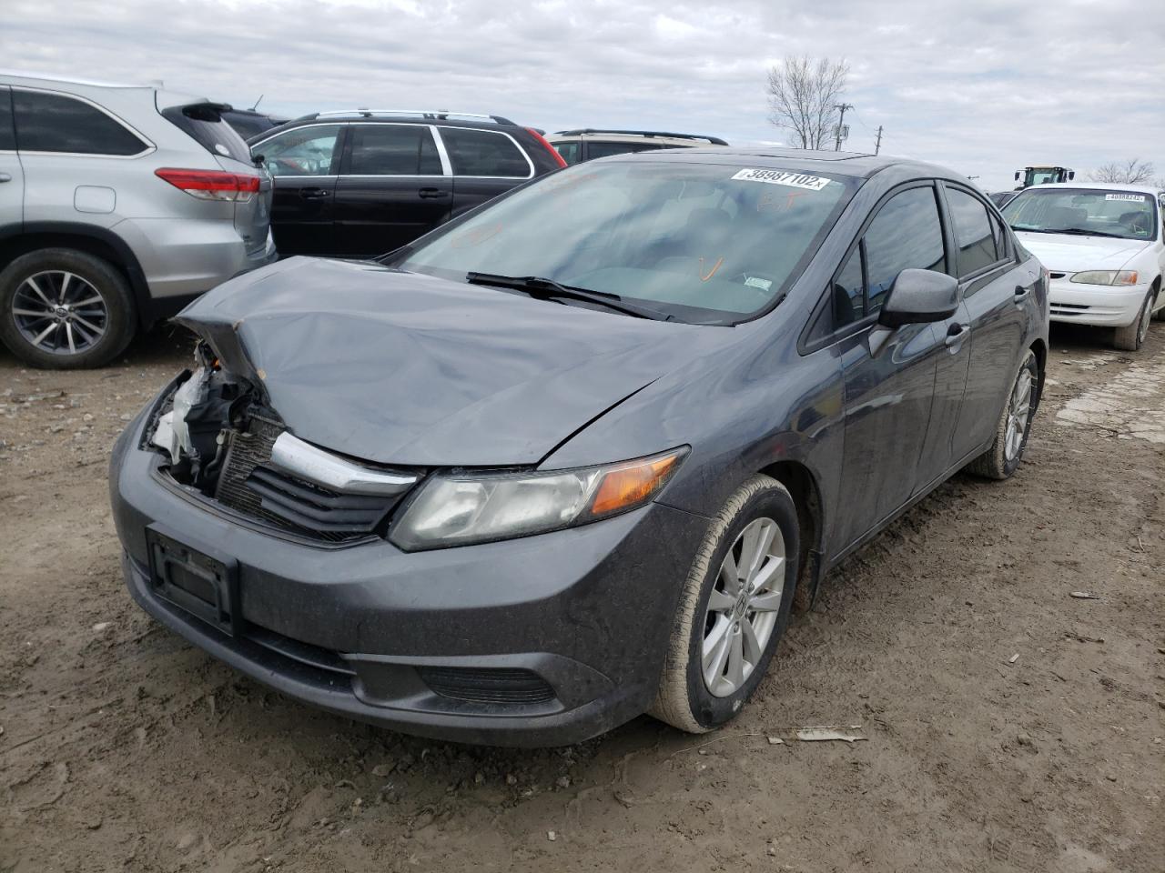 Photo 2 from auction – 2012 HONDA CIVIC EXL with VIN 19XFB2F99CE048372