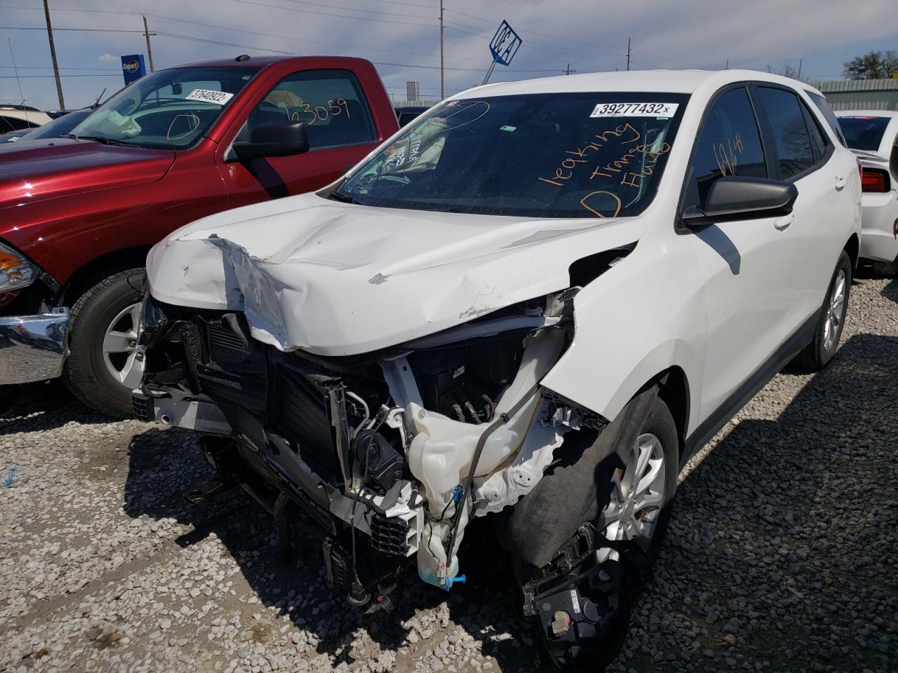 Photo 2 from auction – 2021 CHEVROLET EQUINOX LS with VIN 3GNAXHEVXMS143384