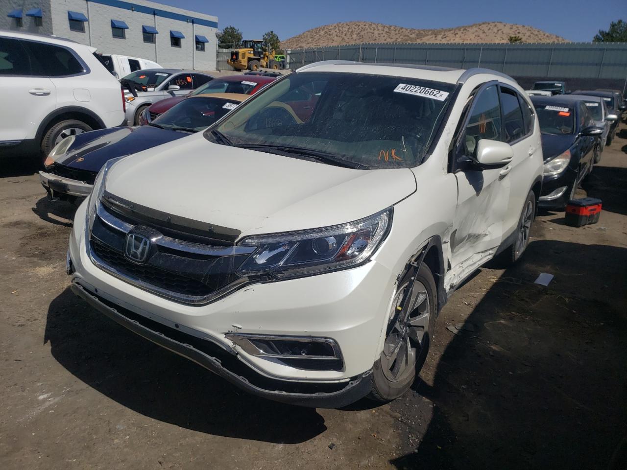 Photo 9 from auction – 2016 HONDA CR-V TOURI with VIN 5J6RM3H99GL008360